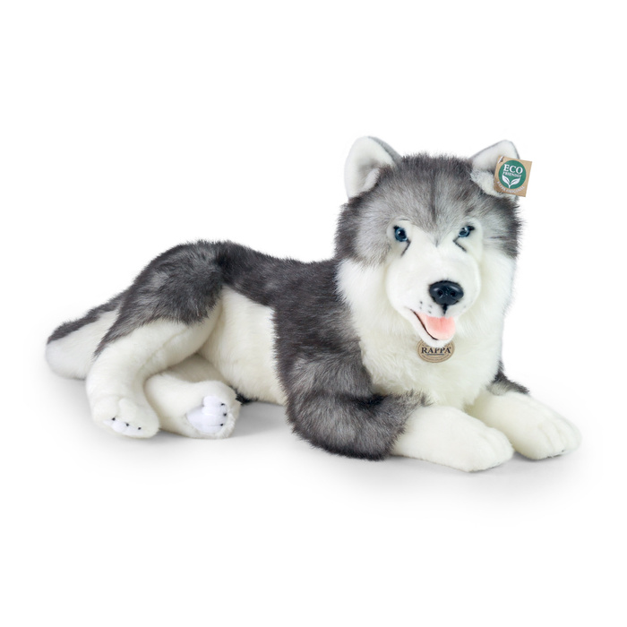 Pluszowy Husky 60 cm Rappa 241138 ekologiczna Maskotka przyjazna środowisku