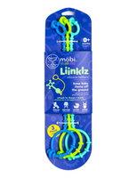 Silikonowe paski z zaczepką do zabezpieczenia zabawek przez upadkiem 3 szt chłodne kolory Liinklz Möbi LKZ1-C