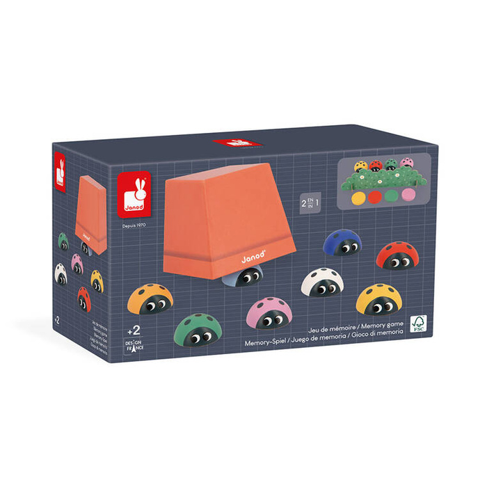 Drewniana gra pamięciowa memory Biedronki J05079 Janod