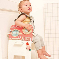 Drewniana tablica manipulacyjna Radio Flaming Anais 83181 LILLIPUTIENS