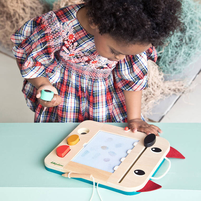 Drewniana tablica do rysowania znikopis Wilk Louis 83473 LILLIPUTIENS