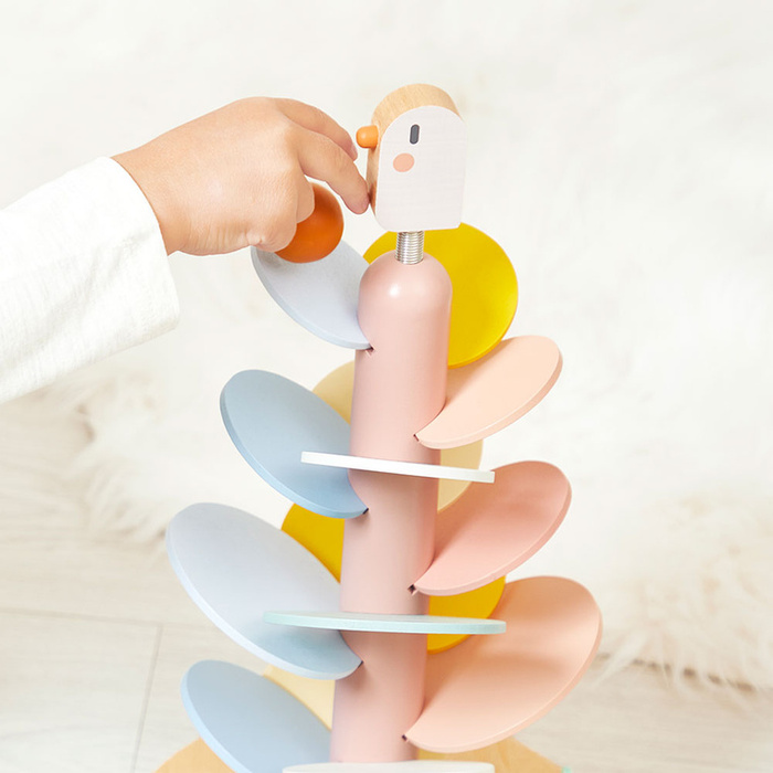 Drewniany kulodrom Ptaszek Sweet Cocoon Janod J04040