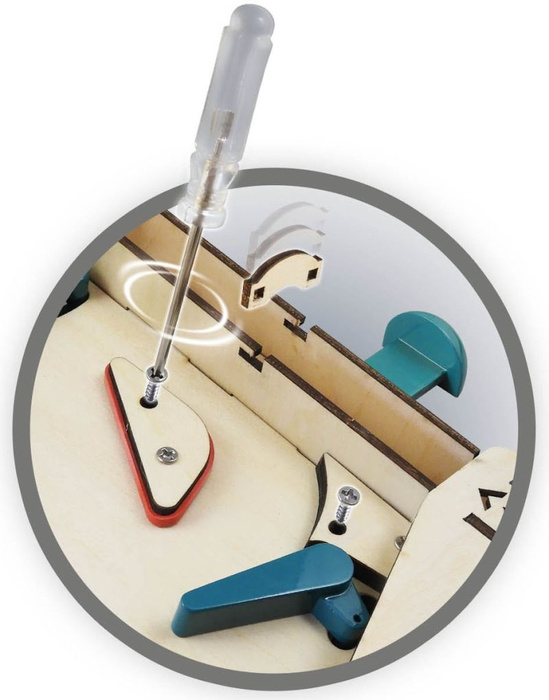 Automat do gry w pinball zrób to sam Buki 2168 światło dźwięk