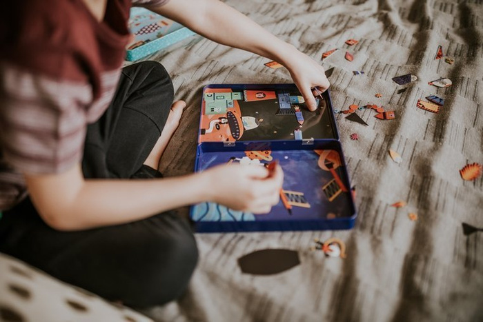 Kreatywna układanka magnetyczna Rakiety kosmiczne MP63823-Mudpuppy, zestawy kreatywne