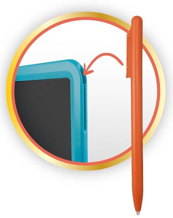 Tablet XL do rysowania i zabawy niebieski TD002 Buki tablica edukacyjna