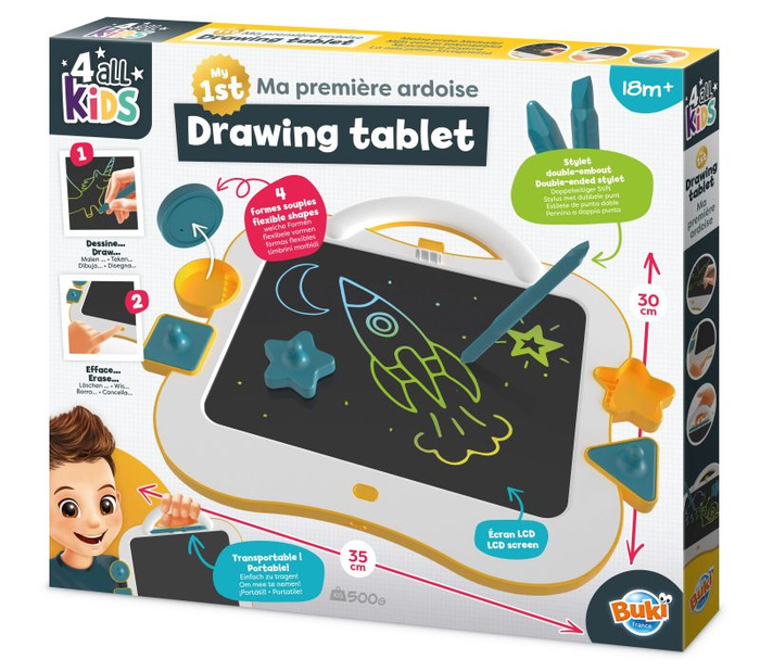 Tablet do rysowania z rysikiem i pieczątkami Buki FK014 