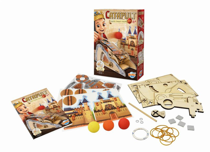 Zestaw kreatywny Zrób to sam Średniowieczna katapulta Buki 2171