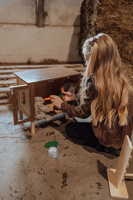 Pluszowe króliczki Mama i maleństwo zestaw 2 szt Astrup 84626