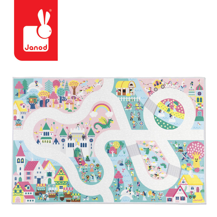 Mata do zabawy z drogą Zaczarowane królestwo Cross Roads Janod J05920