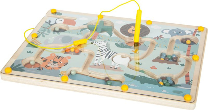 Labirynt magnetyczny dla dzieci Safari Small Foot 12732 drewniane zabawki
