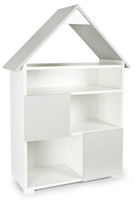 Drewniany regał w kształcie domku Mała Chatka, meble do pokoju dziecięcego 