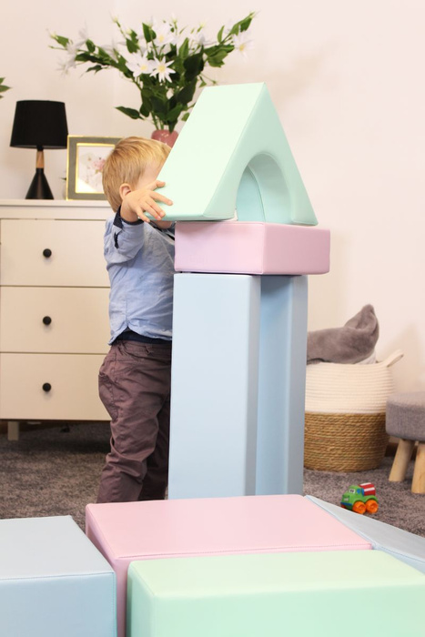 Klocki piankowe IGLU Multifunctional Creativity pastelowy SET_21_05 domowy plac zabaw