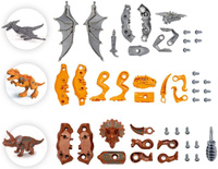 Dinozaury do skręcenia dla dzieci Buki 2136 zestaw figurek 