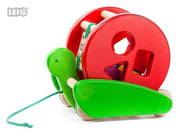Ślimak sortroller "Kolorowa muszla", 37830-Bajo - zabawki edukacyjne