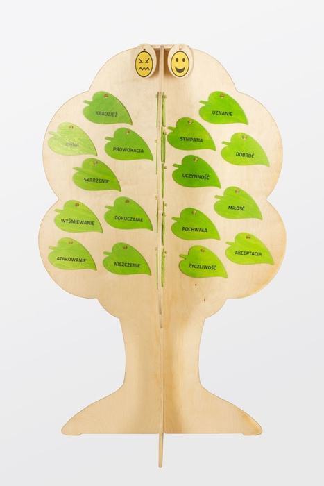 Zabawka edukacyjna Drzewko pełne radości i smutku 110014-Plich, Zabawka drewniana