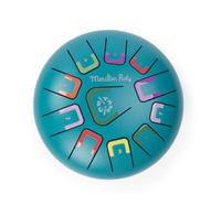 Bębenek językowy duży ciemny turkus DANS LA JUNGLE Moulin Roty 668428 instrumenty dla dzieci