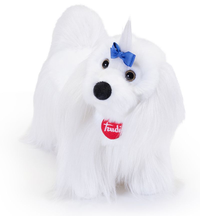 Pluszowa maskotka pies Maltańczyk M Trudi 22346 Przytulanki dla niemowląt i dzieci