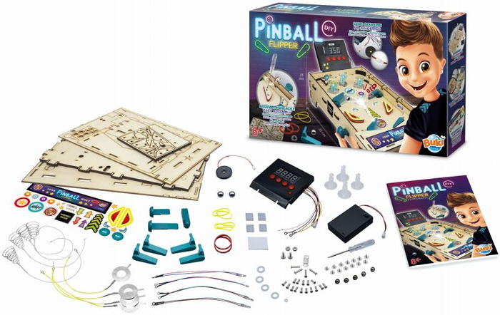 Automat do gry w pinball zrób to sam Buki 2168 światło dźwięk