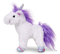  Przytulanka Jednorożec pluszowy konik Melissa & Doug 17572 z fioletową grzywą i ogonem