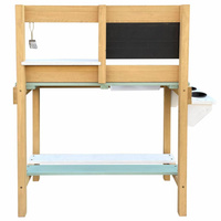 Duża interaktywna drewniana Kuchnia AXI A031.038.00 z akcesoriami do zabawy wodą i piaskiem