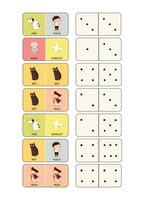 Pucio. Domino Nasza Księgarnia, gry planszowe dla dzieci