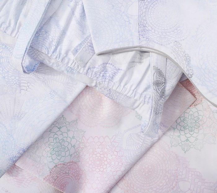 Rożek niemowlęcy Boho róż LL5862-Lullalove, wyprawka dla noworodka