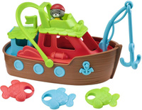 Kuter rybacki Klorofil 700502F, zabawki kąpielowe 3w1 