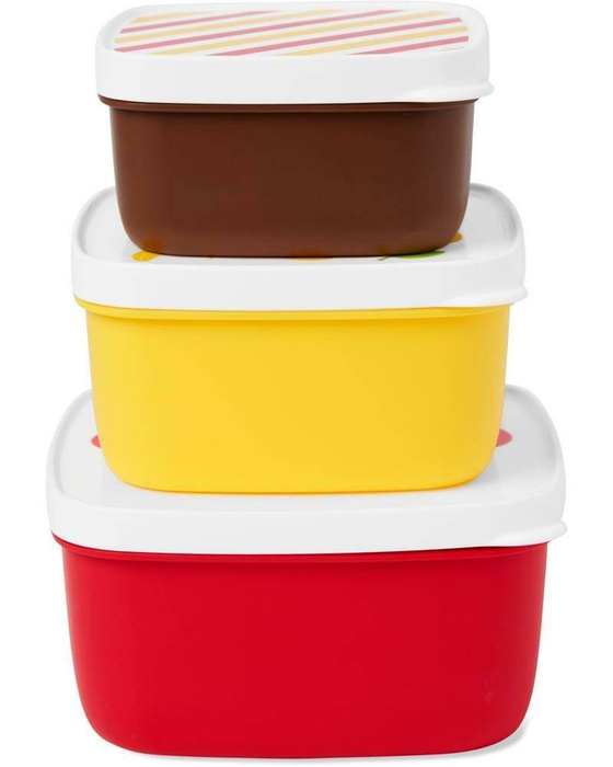 Zestaw pudełek Zoo Małpa 9H776210-Skip Hop, pojemniki na jedzenie
