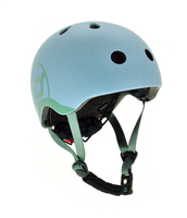 SCOOTANDRIDE Kask XXS-S dla dzieci 1-5 lat Steel lampka LED 96322