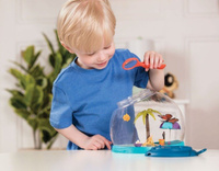 Hotel dla owadów z lupą i akcesoriami, BX1550-B.Toys, zabawy na powietrzu