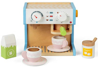 Drewniany ekspres do kawy dla dzieci Kolorowa fala Bigjigs 36060