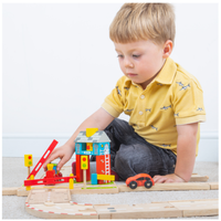 Rozjazd kolejowy z przejazdem dla aut, BJT226-Bigjigs Rail