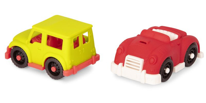 Zestaw 6 małych autek Happy Cruisers B.toys BX2265Z