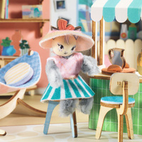 Mini domek dla lalek drewniany Mi House Mia Zrób to sam Djeco DJ08034