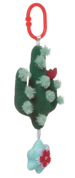 Zawieszka do wózka miękki kaktus z grzechotką, 216370-Manhattan Toy, zabawki dla niemowląt
