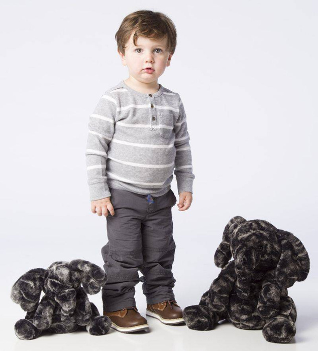 Maskotka słoń Liam seria Luxe 153930-Manhattan Toy, przytulanki dla dzieci