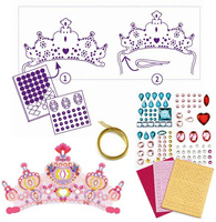 Korony Księżniczek - zrób to sam DJ07901-Djeco, zestawy kreatywne dla dzieci 