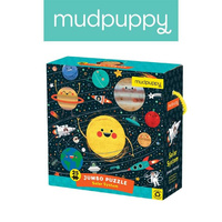 Tekturowe puzzle podłogowe Jumbo Układ słoneczny 25 el MP67975-Mudpuppy, puzzle dla dzieci