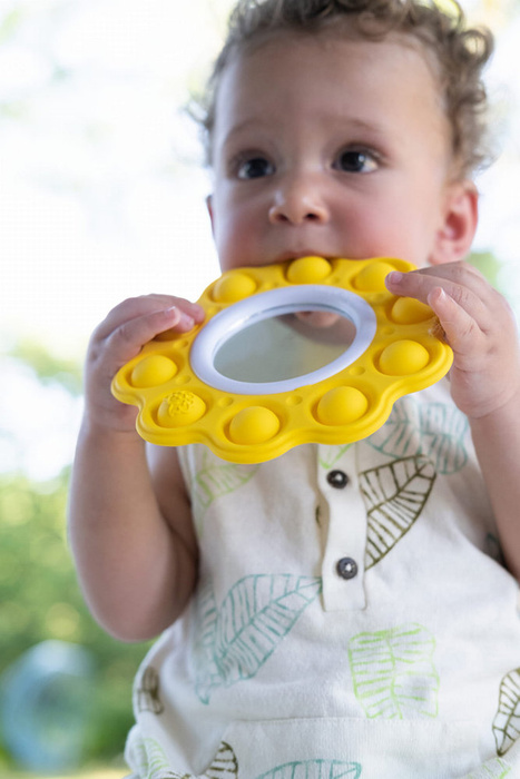 Bąbelki Dimpl Słoneczko i Chmurka Fat Brain Toys FA346-1 zabawka stymulująca sensoryczna