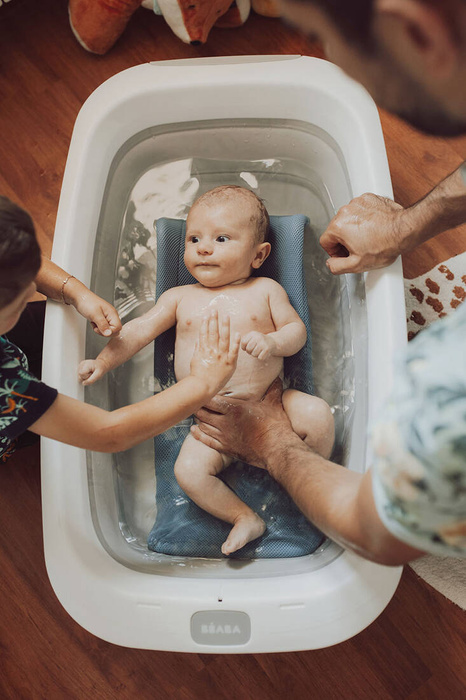 Składana wanienka dla dziecka Eazy Pop Camélé'O Gris velours Beaba 920404