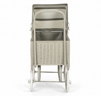 Wózek retro dla lalek Doll Pram Retro Rattan Grey Astrup 84176