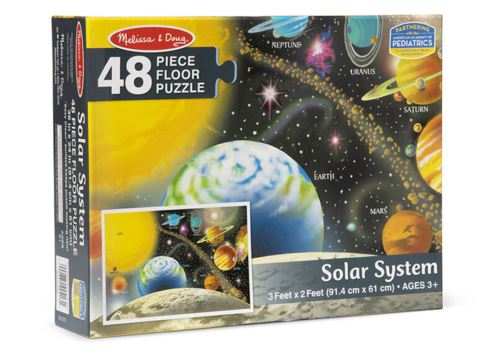 Puzzle podłogowe XL Układ Słoneczny 48 el. Melissa and Doug 10413