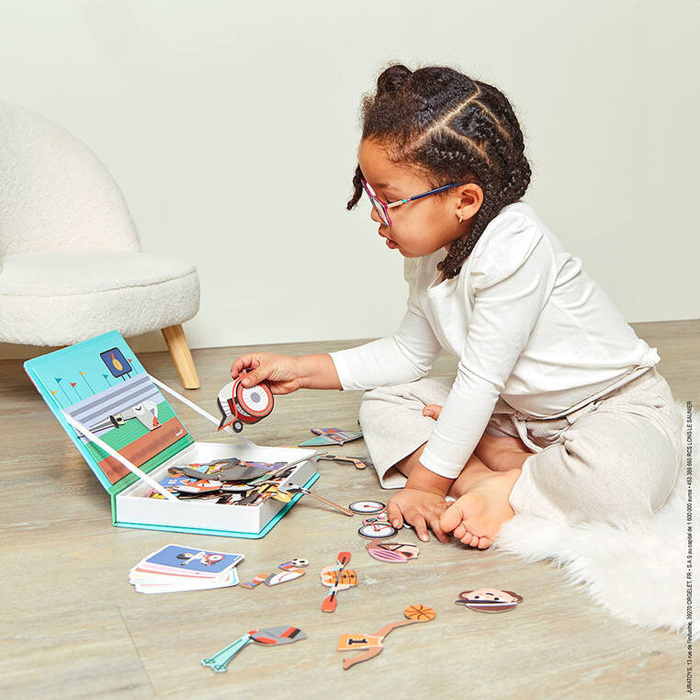 Układanka magnetyczna Sport Magnetibook Janod