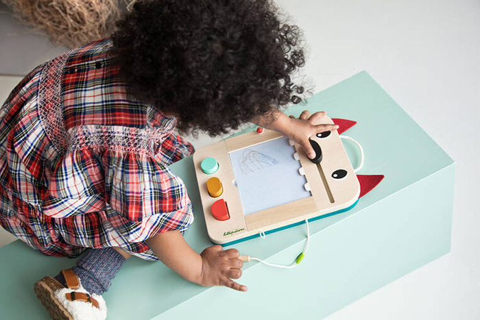 Drewniana tablica do rysowania znikopis Wilk Louis 83473 LILLIPUTIENS