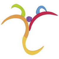 Drewniana układanka Oculus półokrągłe klocki drewniane Goki 58329