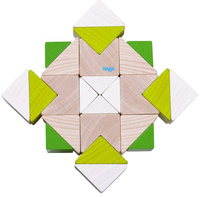 Klocki i układanka drewniana 3D Nordic Mosaic HB305461-Haba, zabawki edukacyjne