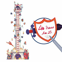 Miarka wzrostu naklejana na ścianę Wieża Rycerska DD4040-Djeco, miarki wzrostu dla dzieci