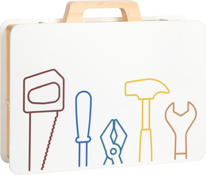 Walizka z narzędziami dla dzieci Warsztat Small Foot 12556 drewniane zabawki dla dzieci