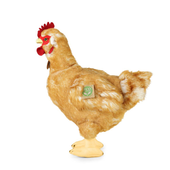 Pluszowa jasnobrązowa kura z jajkiem 33 cm Rappa 230569