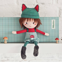 Lalka przytulanka Louis 32cm ozdobne pudełko w kratkę 83487 LILLIPUTIENS